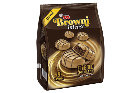 Eti Browni Intense Mini Gold Çikolata Kaplı Krema Dolgulu Kek