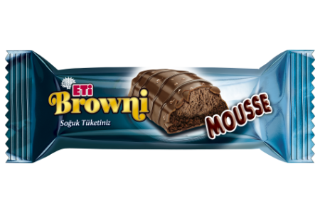 Browni Mousse Çikolata Kaplı Krema Dolgulu Kek