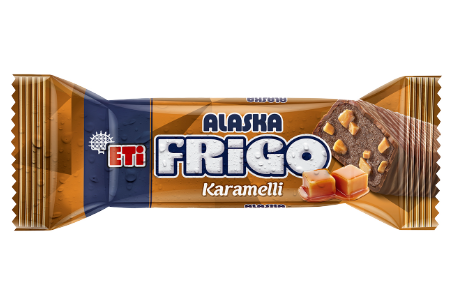 Eti Alaska Frigo Sütlü Çikolata Kaplı Karamel Parçacıklı Sütlü Kakaolu Soğuk Tatlı Bar