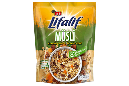 Eti Lifalif Kuru Meyveli ve Fındıklı Müsli Kahvaltılık Ürün
