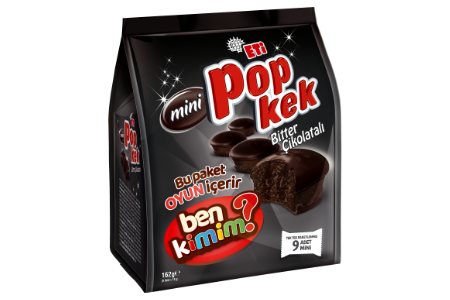 Popkek Mini Bitter Çikolatalı