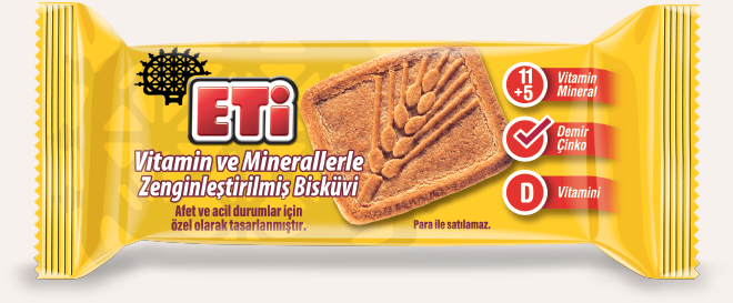 Vitamin ve Minerallerle Zenginleştirilmiş Bisküvi