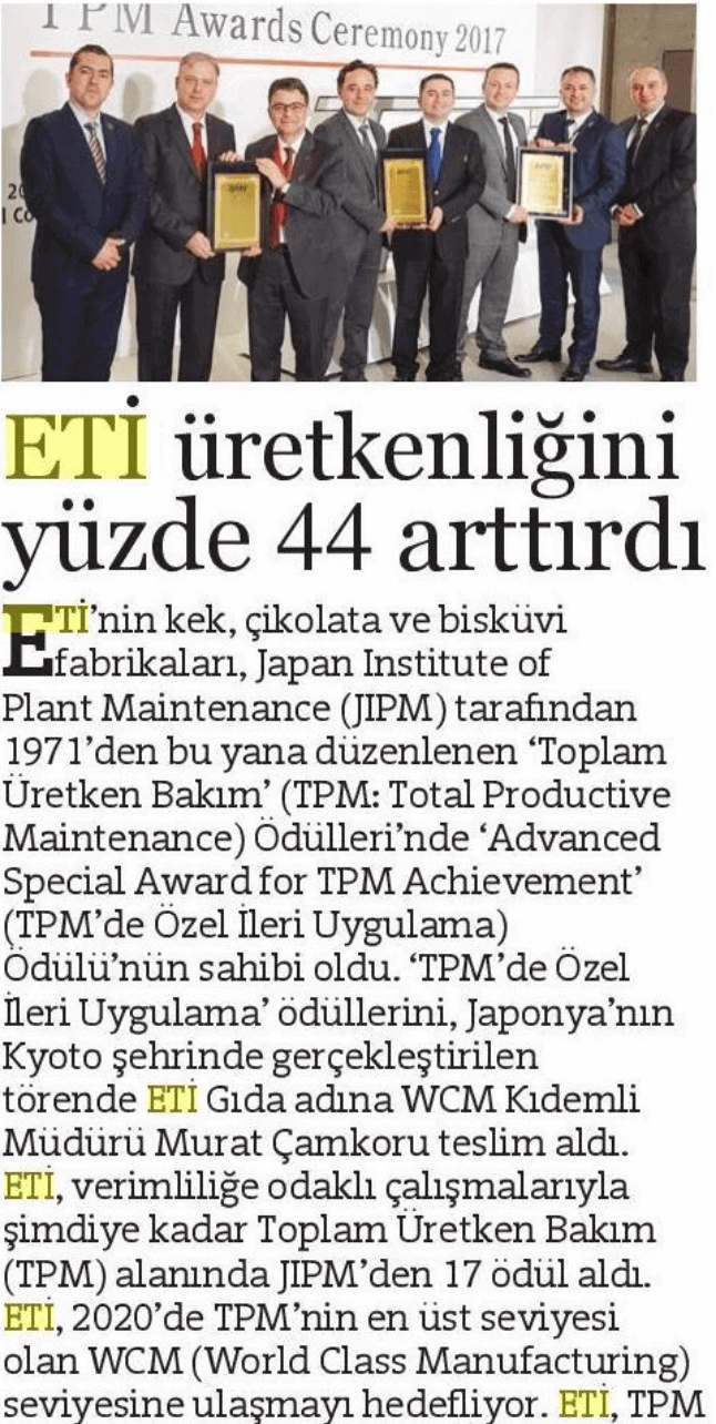 Eti üretkenliğini yüzde 44 arttırdı