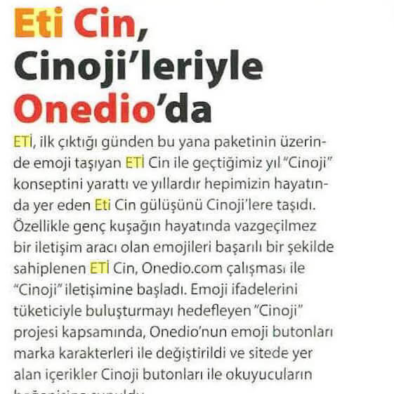 Eti Cin - Cinoji