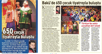 650 Çocuk Tiyatro İle Buluştu