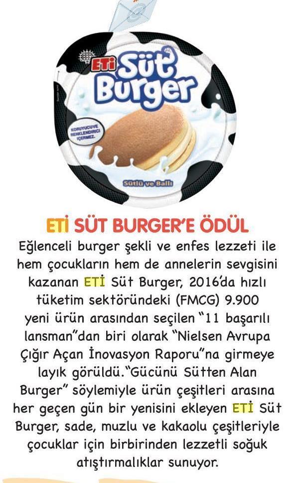 Gücünü Sütten Alan Burger Ürün Çeşitleri Arasına Süt Burger