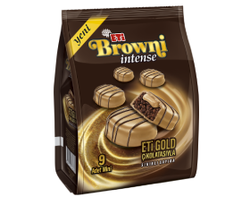 Browni Intense Mini Gold Çikolata Kaplı Krema Dolgulu Kek