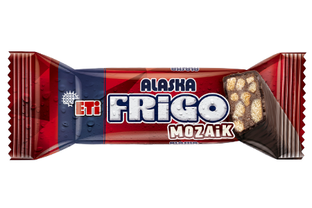 Eti Alaska Frigo Bitter Çikolata Kaplı Bisküvi Parçacıklı Sütlü Kakaolu Soğuk Tatlı Bar 