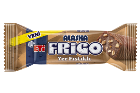 Eti Alaska Frigo Sütlü Çikolata Kaplı Yer Fıstıklı Sütlü Kakaolu Soğuk Tatlı Bar