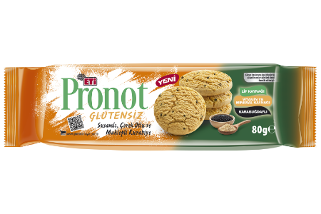 Pronot Glutensiz Mahlepli Çörekotlu ve Susamlu Kurabiye