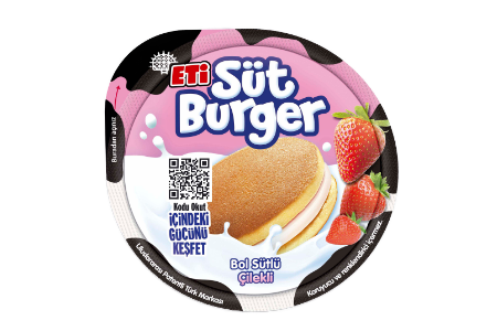 Süt Burger Sütlü ve Çilekli