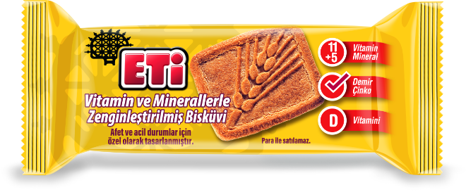 Vitamin ve Minerallerle Zenginleştirilmiş Bisküvi